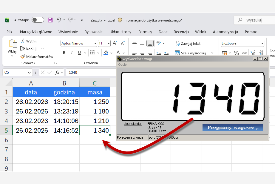 Program WAGA-DISPLAY
